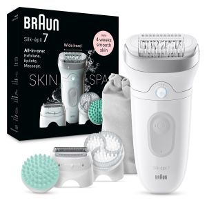 Promo sur l'épilateur electrique Silk-epil 7-081 Braun pour 104.99 € chez Carrefour