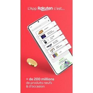 Offre exclusive Rakuten : 20€ offerts pour toute commande de 159€ minimum via l’app mobile