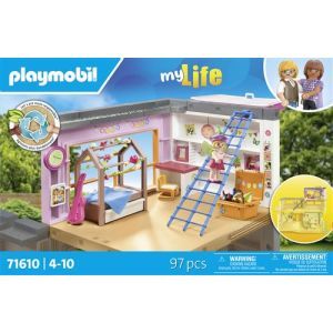 Promo CDiscount : 33.86 € pour le Playmobil My Life 71610 Chambre d'enfant