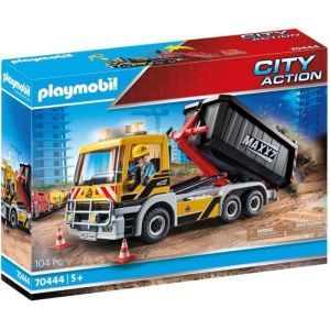 Bon plan chez Rakuten sur PLAYMOBIL 70444 - Camion avec benne et plateforme : 71.97 €