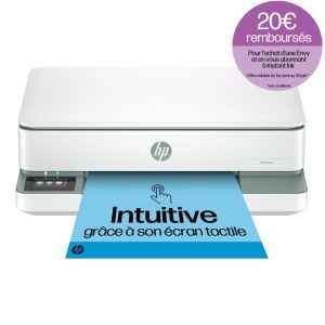 Bon plan chez Carrefour sur Imprimante jet d'encre Instant Ink Envy 6130e HP : 39.99 €