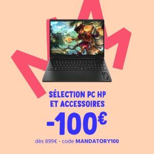 100€ de réduction chez Cdiscount sur les PCs HP Omen