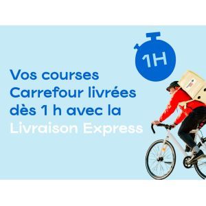 10€ de réduction sur votre commande Carrefour Livraison Express !