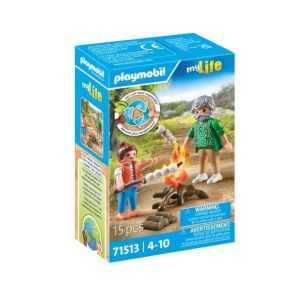 Promo Conrad : 6.49 € pour le Playmobil My Life 71513 Grand-pere petite fille et feu de camp